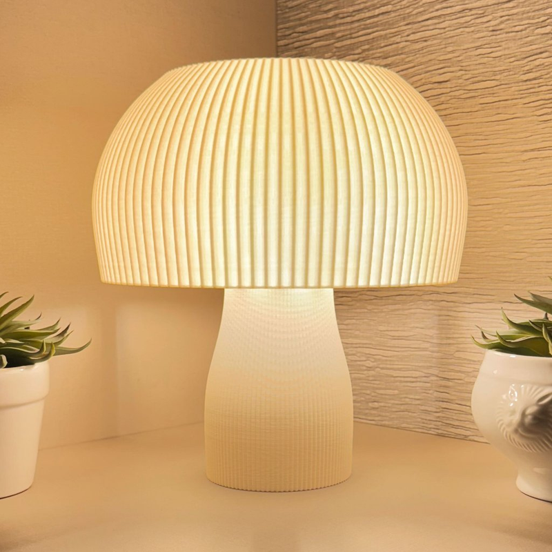 Abajur Cogumelo  – Luminária Cogumelo para Mesa e Cabeceira